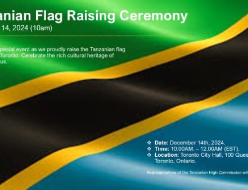 Tanzanian Flag Raising Ceremony – Dec. 14, 2024 (10am)